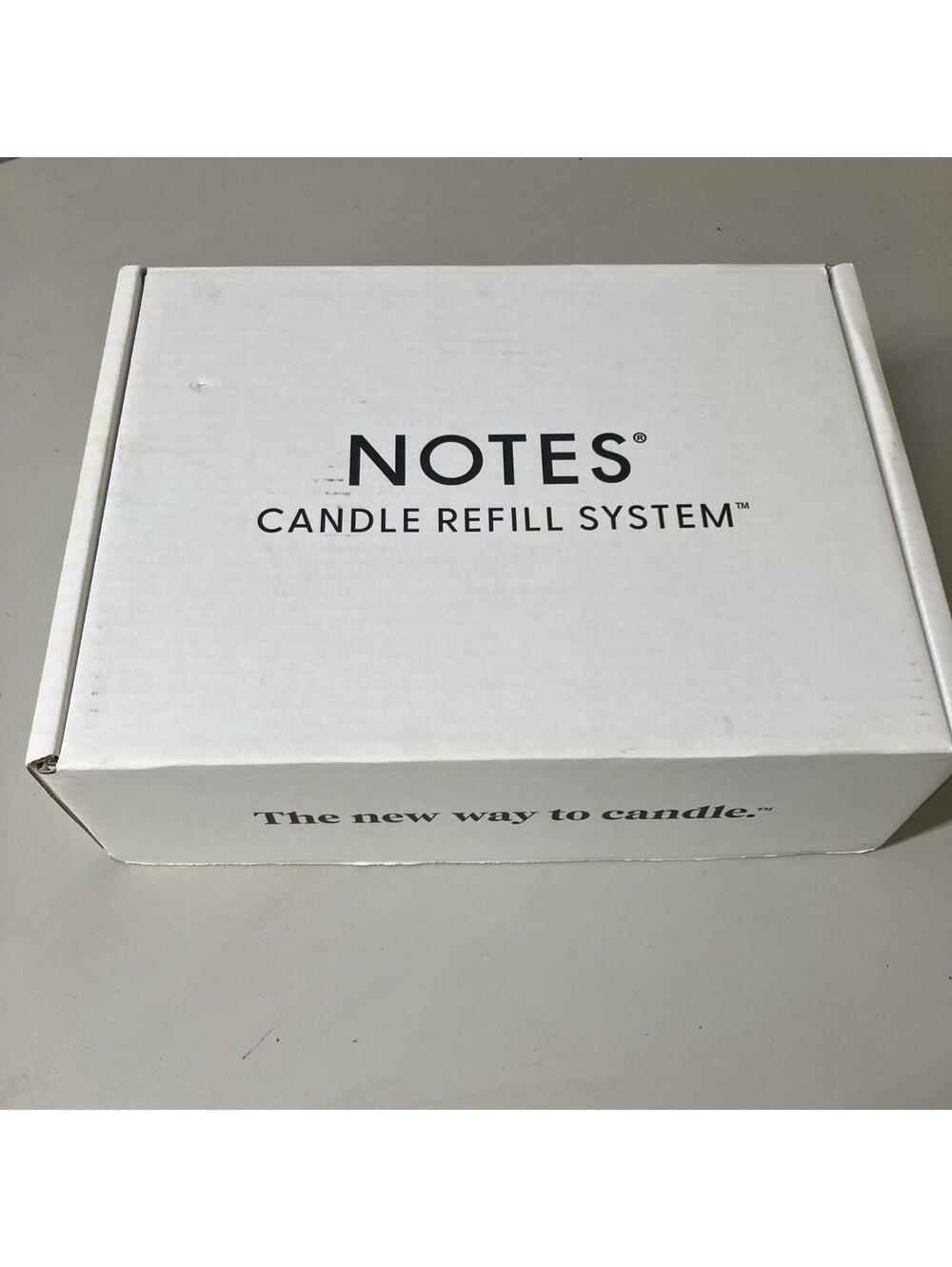 NOTES Candle Refill Starter Kit w/2 Refill Bags New Open Box